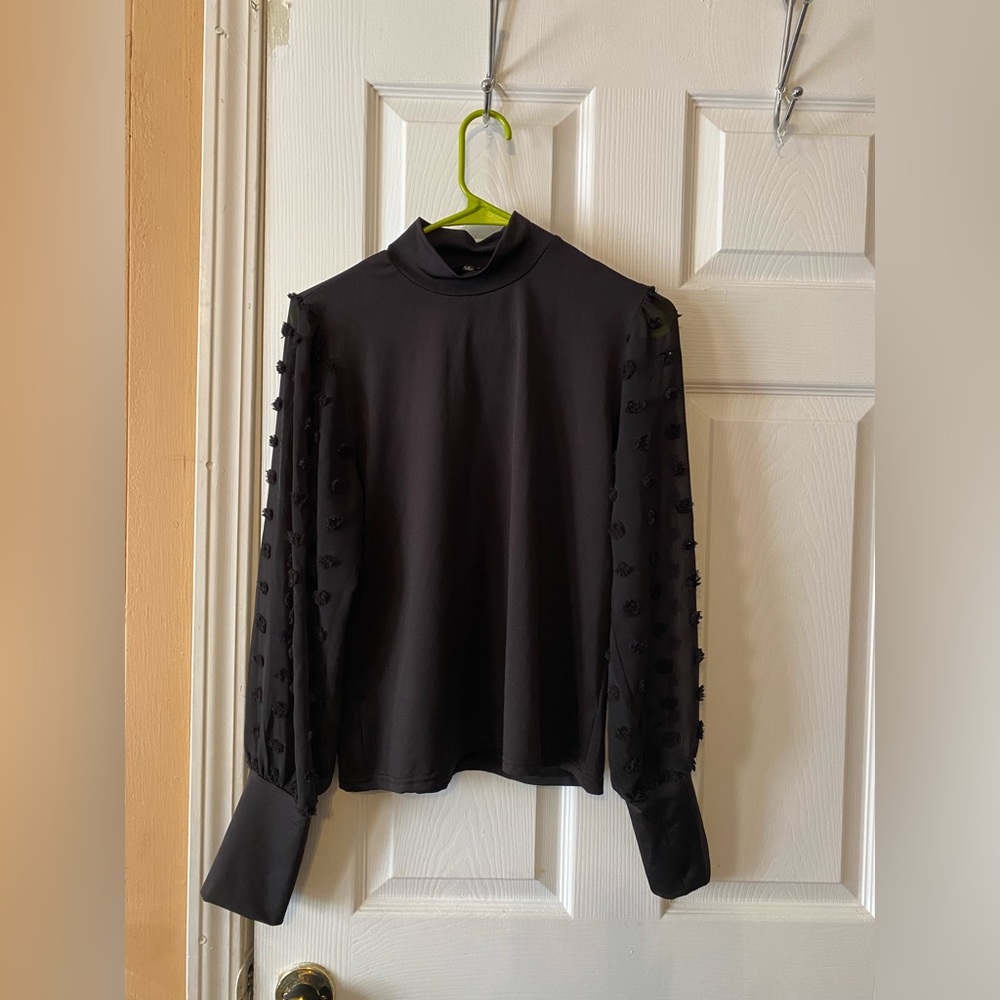 Shinestar black long sleeve shirt
